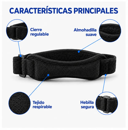 Características principales de la correa rotuliana ajustable