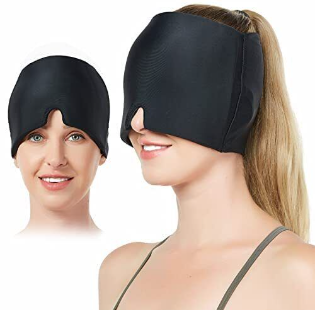 Gorro Mascara De Gel Frío Anti Migraña