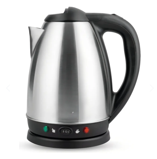 Pava Eléctrica de Acero Inoxidable para Mate y Café - 1.8L