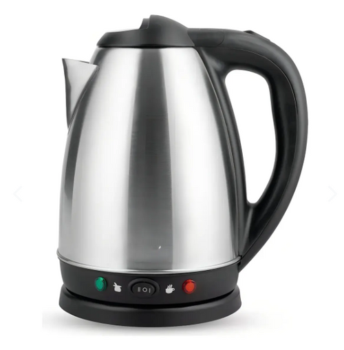 Pava Eléctrica de Acero Inoxidable para Mate y Café - 1.8L