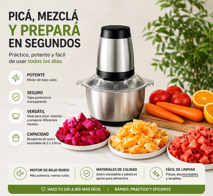 Procesador de Alimentos Eléctrico 5L