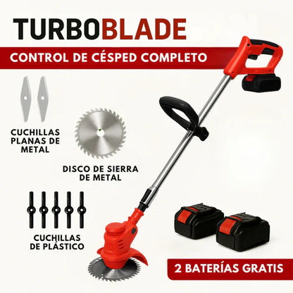 TurboBlade™ - Cortadora de Cesped Inalambrica [2 BATERÍAS]