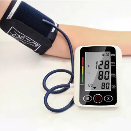 Tensiómetro De Brazo Digital Voz Español + Oxímetro