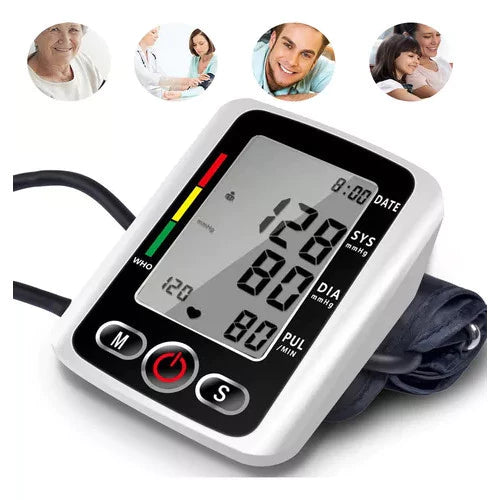 Tensiómetro De Brazo Digital Voz Español + Oxímetro